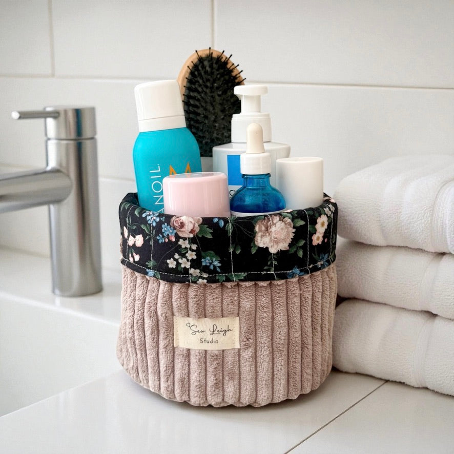 Wild Roses and Corduroy: Vanity Bucket