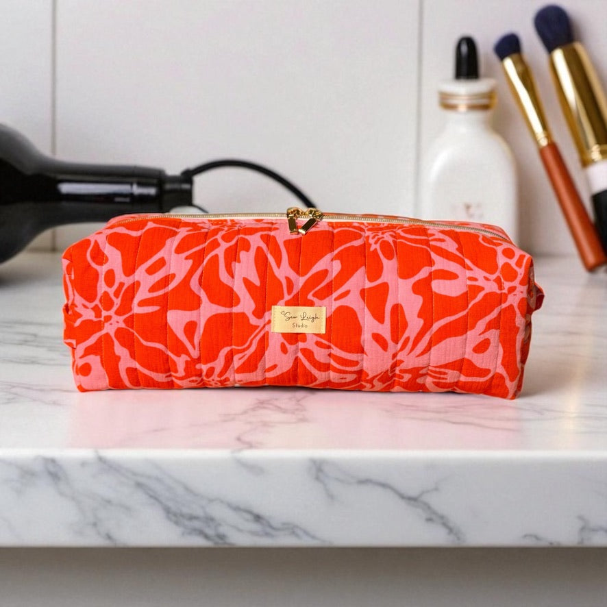 Bold Floral: Hair Tools Bag