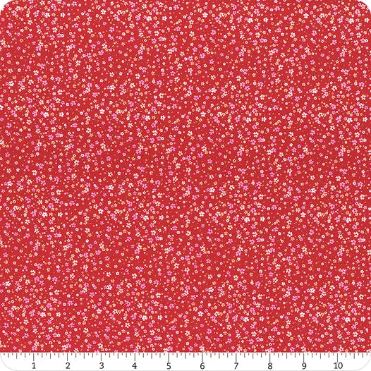 Red Petal Drift: Hair Tools Bag