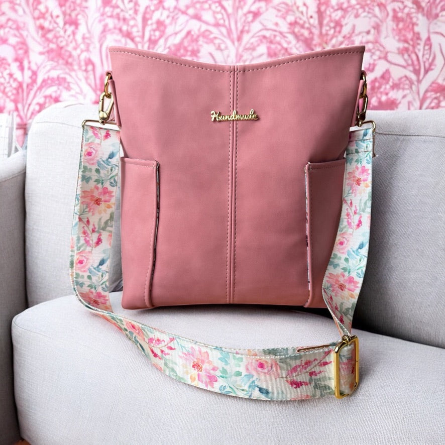 Powder Pink Compass Bag