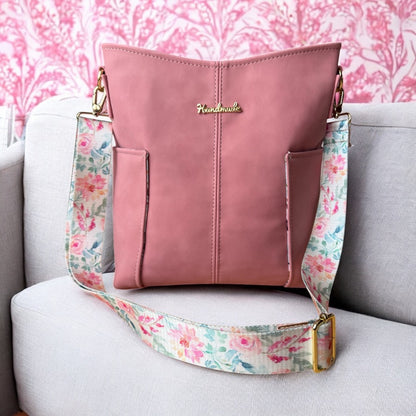 Powder Pink Compass Bag