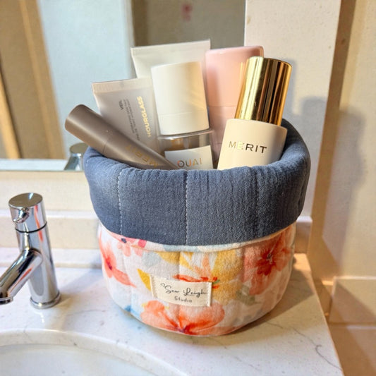 Summer Floral Vanity Bucket