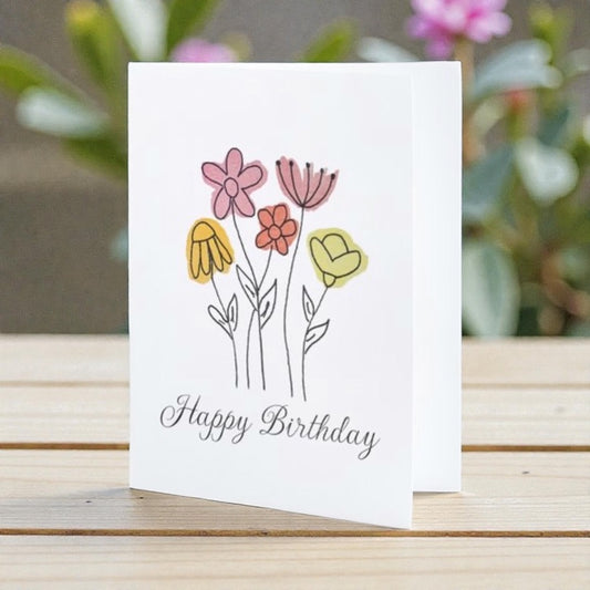 Floral Birthday Card