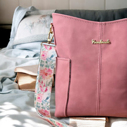 Powder Pink Compass Bag