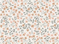 Cream Ditsy Floral: Hair Tools Bag